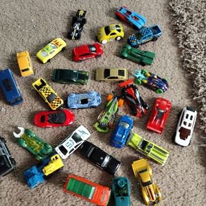 Hot wheels and matchbox cars